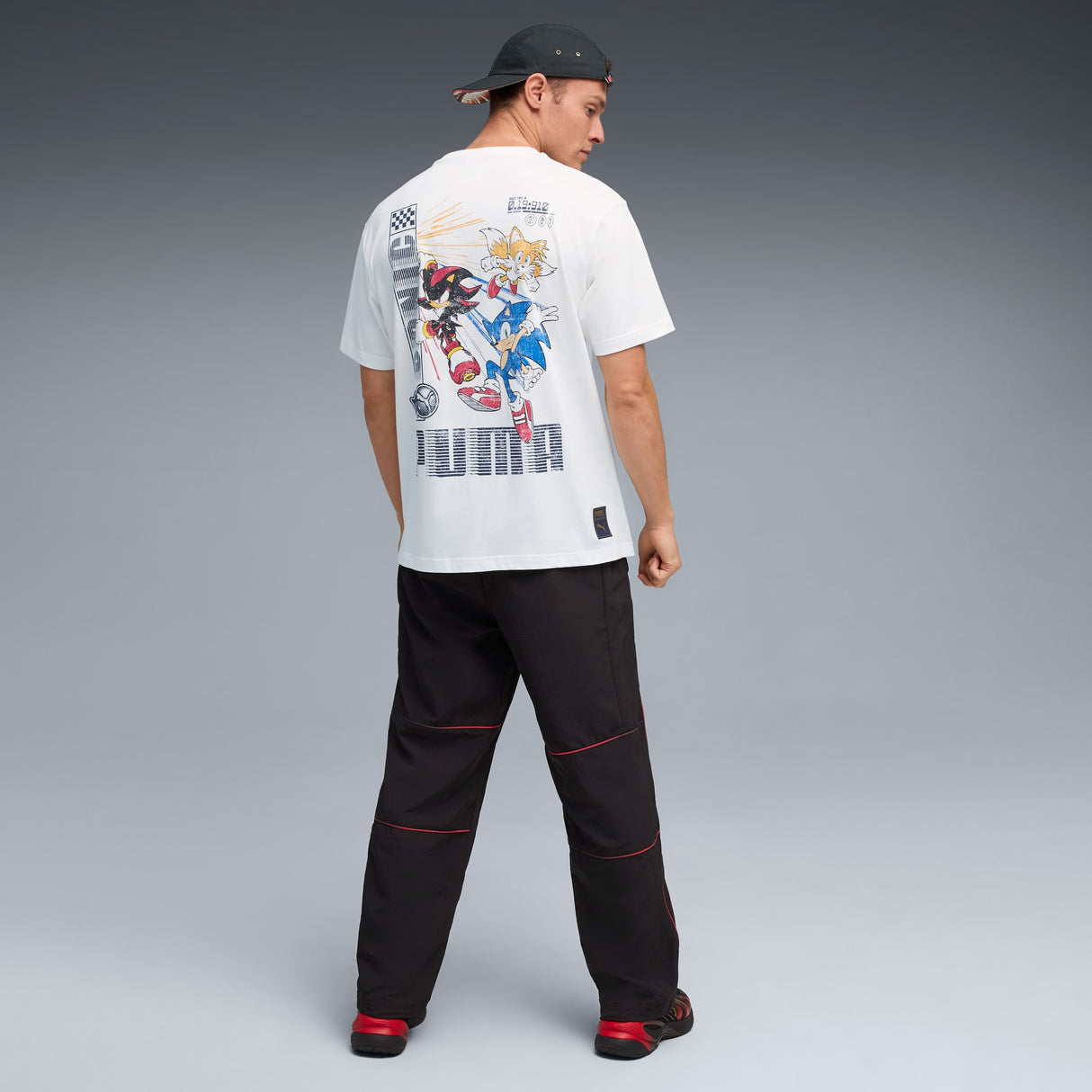 PUMA X SONIC リラックス グラフィック 半袖 Tシャツ PUMA WHITE