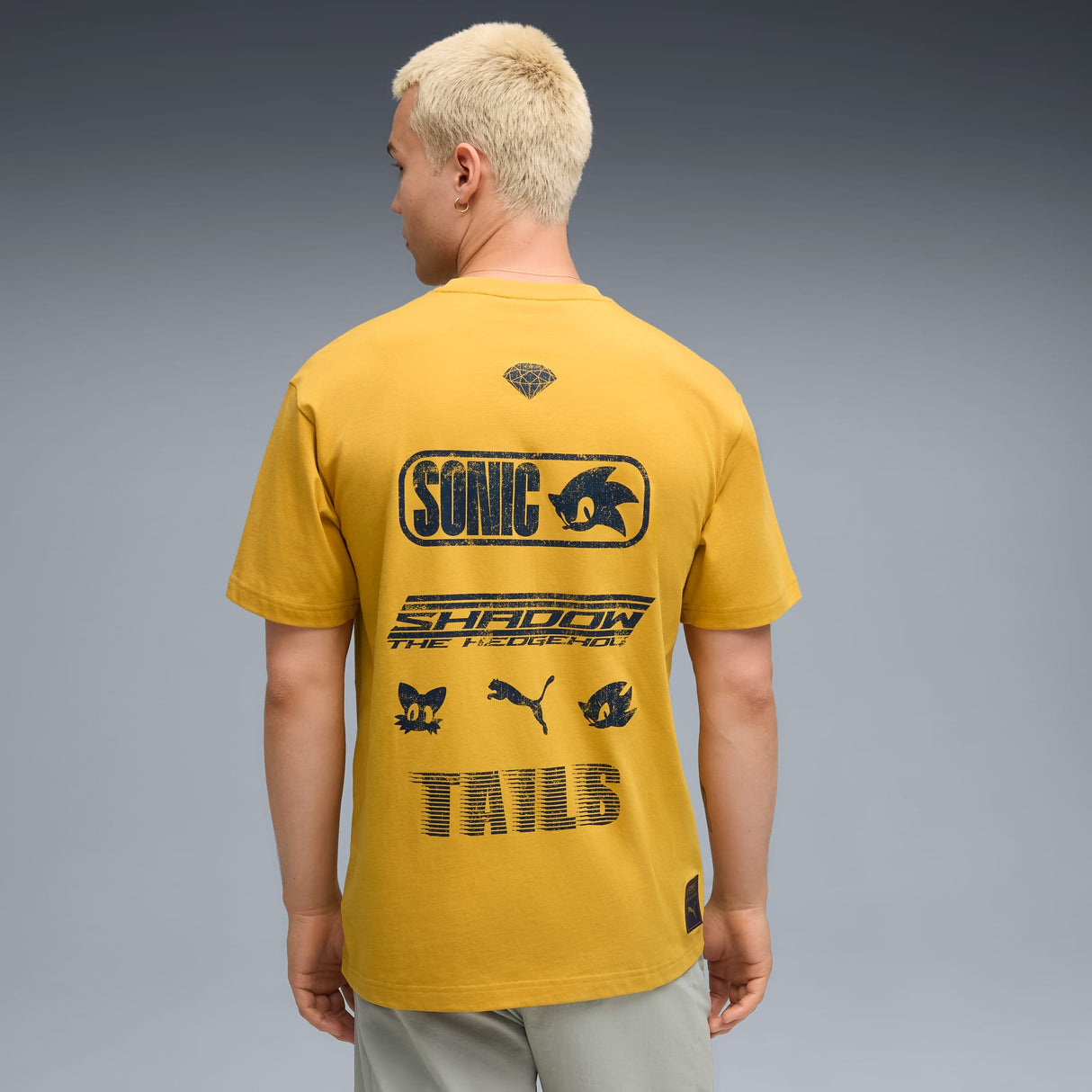 PUMA X SONIC リラックス グラフィック 半袖 Tシャツ ARCHIVE GOLD