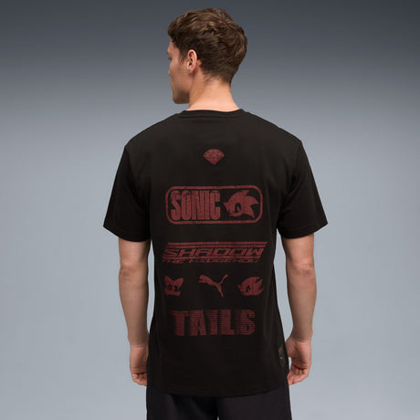 PUMA X SONIC リラックス グラフィック 半袖 Tシャツ PUMA BLACK