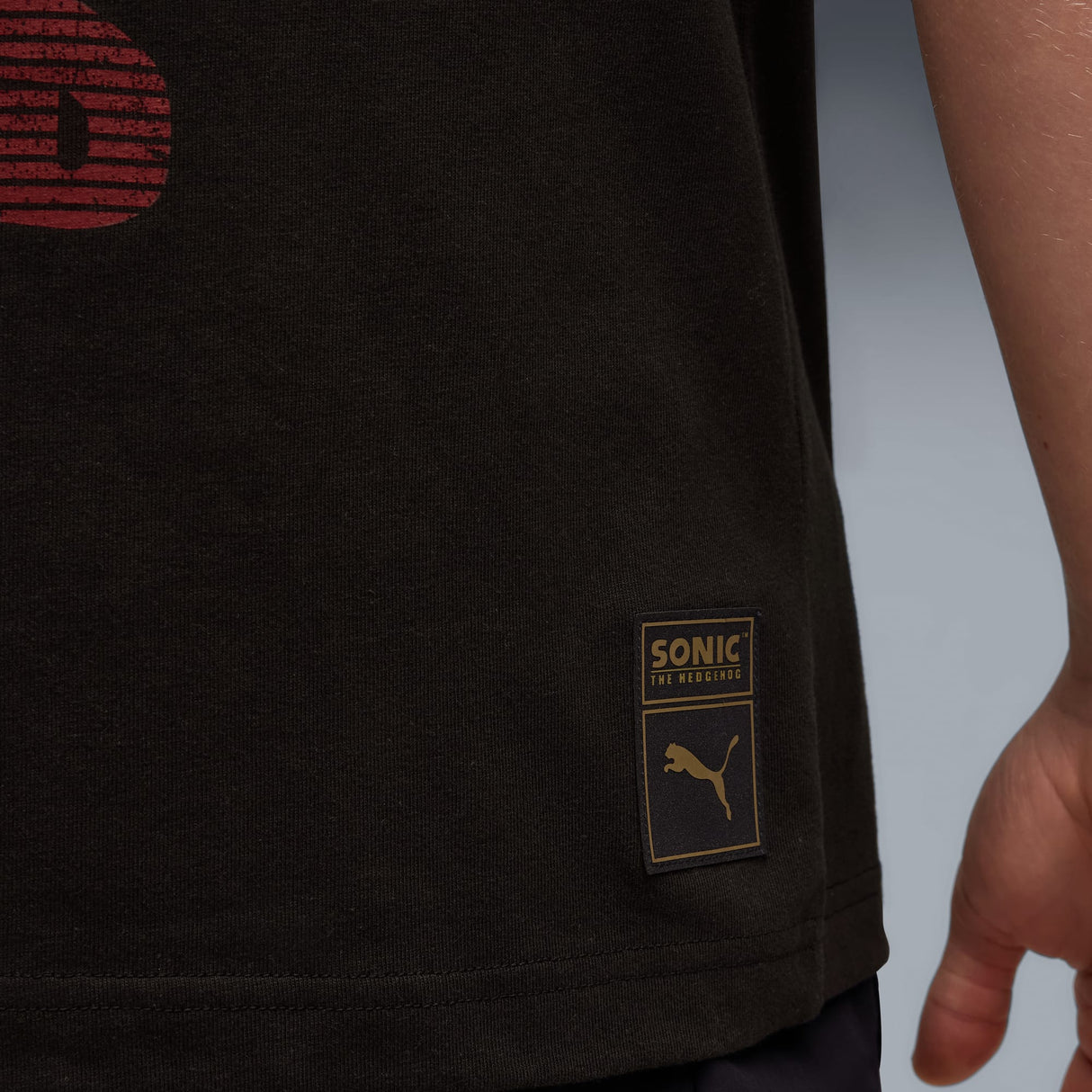 PUMA X SONIC リラックス グラフィック 半袖 Tシャツ PUMA BLACK