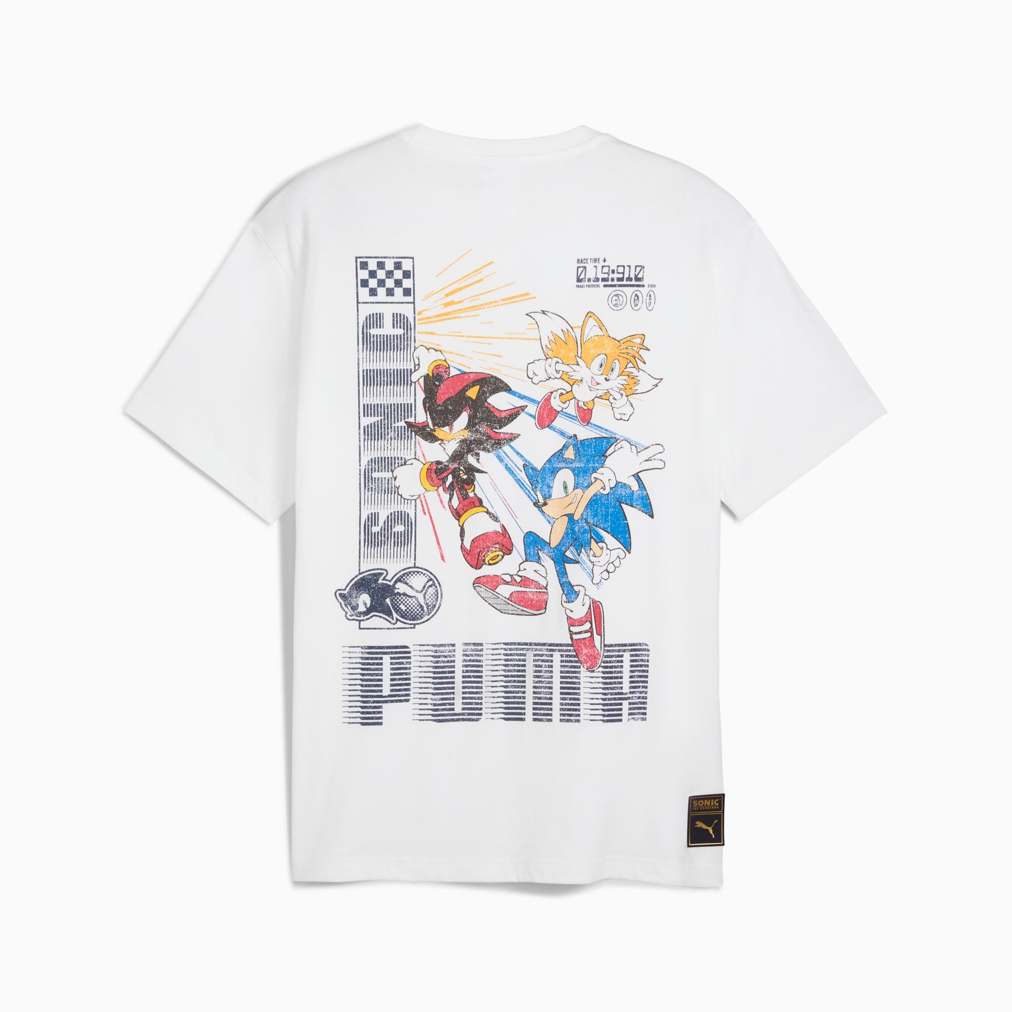 【限定品】a-nation×puma バッグ&Tシャツ PUMA X SONIC リラックス グラフィック 半袖 Tシャツ PUMA WHITE