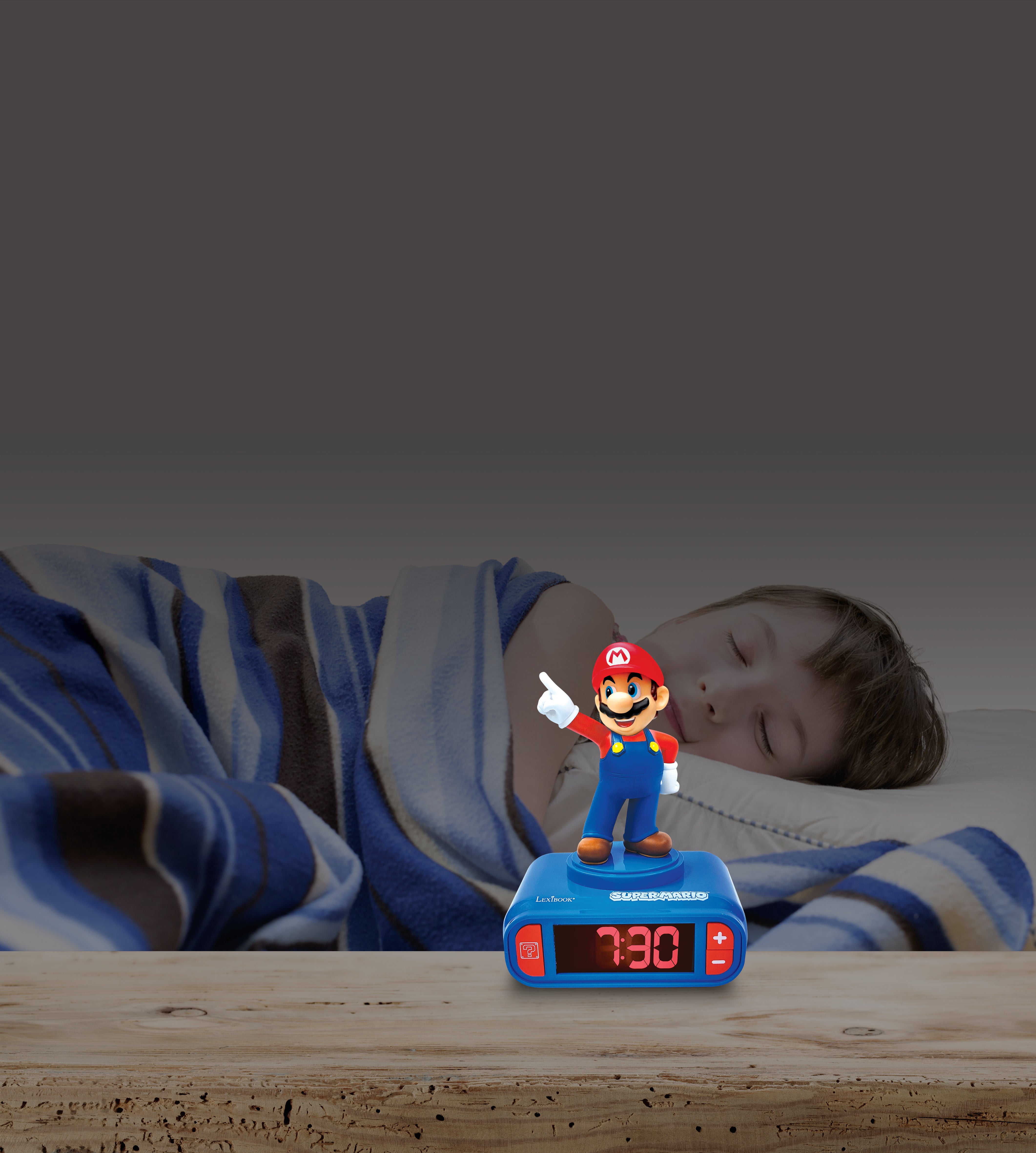 SUPER MARIO フィギュア目覚まし時計（マリオ） – インフォレンズ