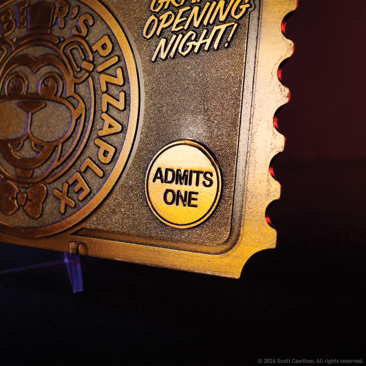 【予約商品】Five Nights at Freddy's  ピザプレックス オープニングナイト チケット（シリアルナンバー入り）