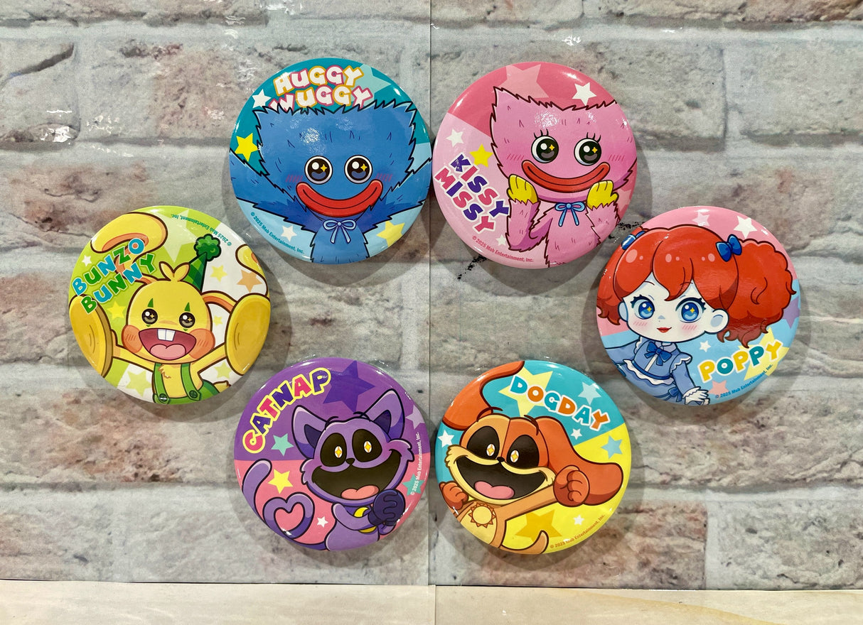 Poppy Playtime めがきゅるん トレーディング缶バッジ