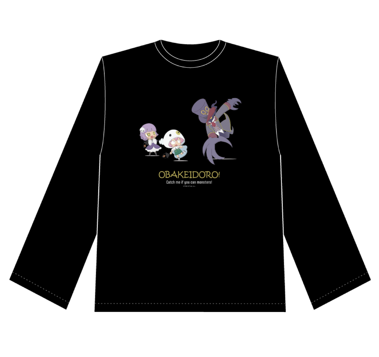 オバケイドロ！ ロングスリーブTシャツ （メアリー・ルカ・キリサキ）