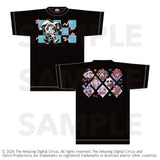 アメイジングデジタルサーカス × 寺田てら ビッグシルエットTシャツ（White/Black）