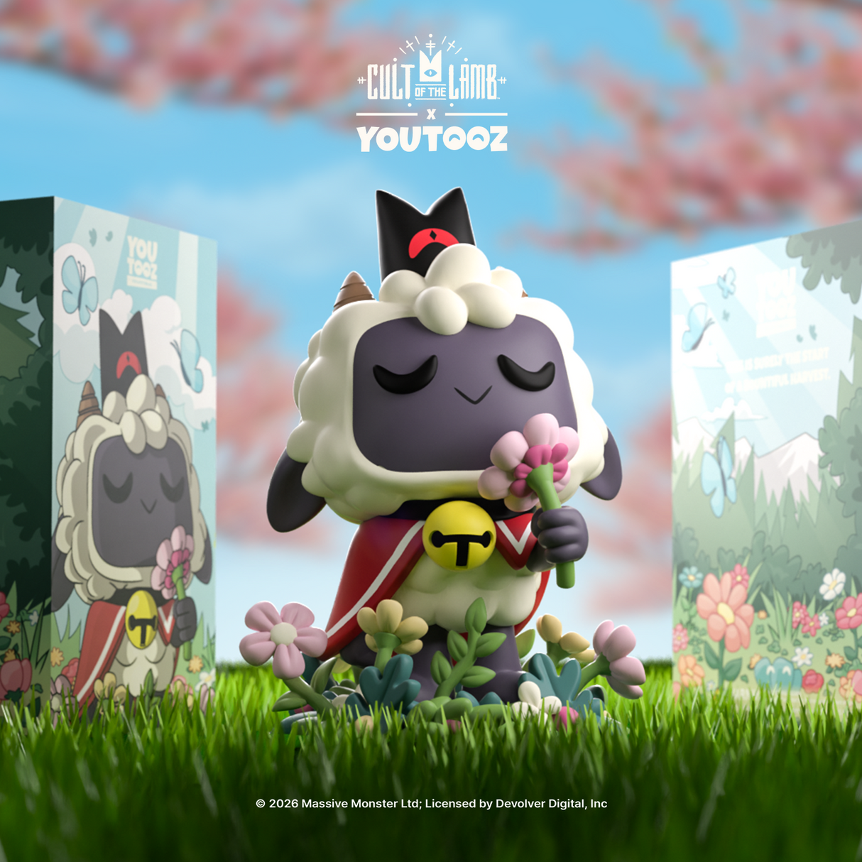 【予約商品】Youtooz Cult of the Lamb フィギュア（スプリングラム）
