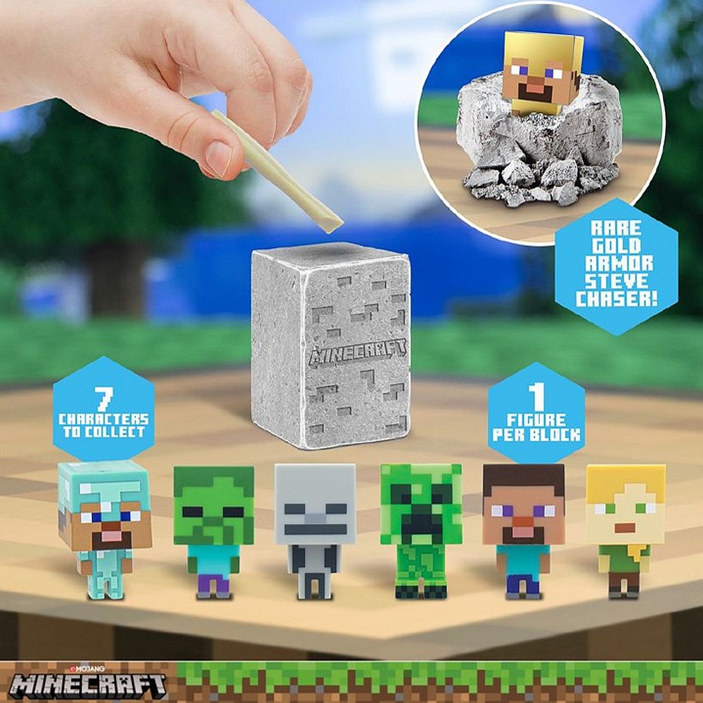 【予約商品】マインクラフト 発掘体験キット（フィギュア1個入り）