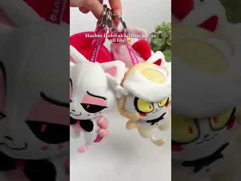 【予約商品】Youtooz Hazbin Hotel ぬいぐるみキーホルダー（キティー ヴァギー）