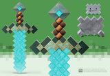 マインクラフト【リアルライフ・レプリカ】ダイヤモンドの剣（全長50cm）