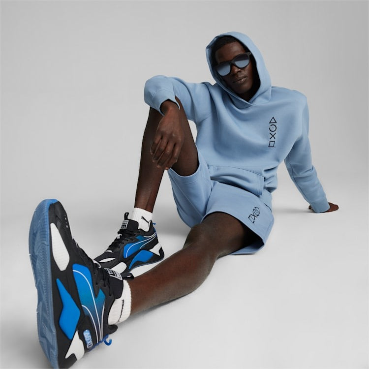 メンズ PUMA x PlayStation グラフィック フーディ Zen Blue