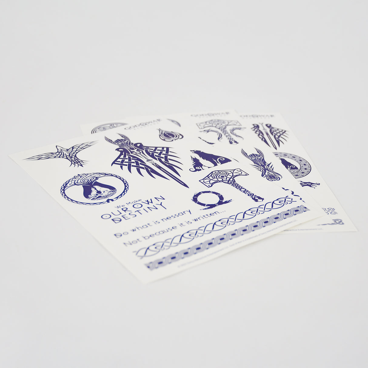 ゴッド・オブ・ウォー ラグナロク　タトゥーシールセット