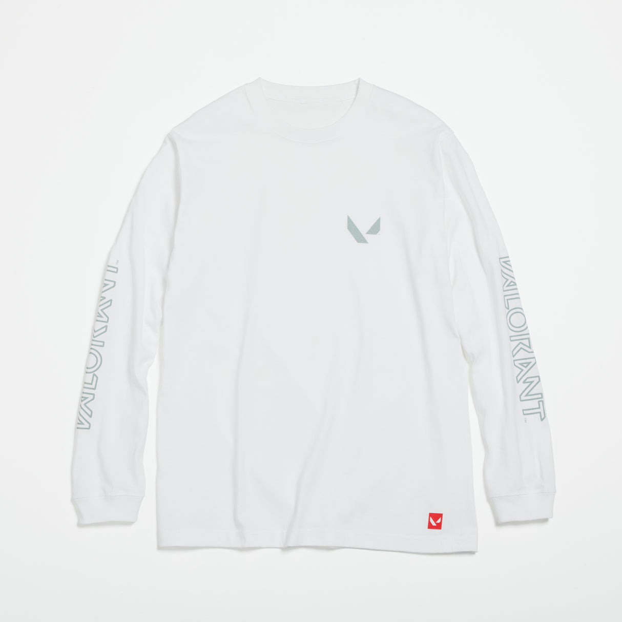 ロングスリーブTシャツ（VLRNT×UA LOGO L/S T）WHITE