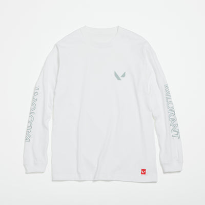 ロングスリーブTシャツ（VLRNT×UA LOGO L/S T）WHITE
