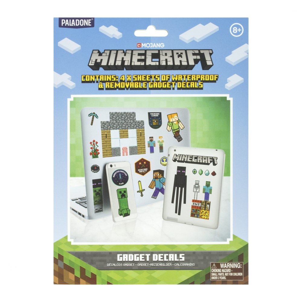 マインクラフト デカールステッカー（4枚入り） – インフォレンズ
