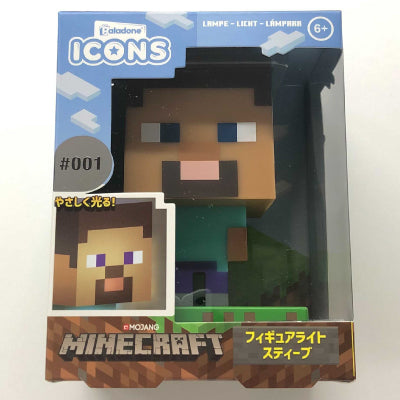 マインクラフトフィギュアライト（スティーブ） – インフォレンズ・ギークショップ｜INFOLENS GEEK SHOP