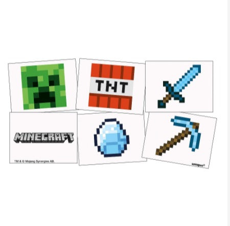 マインクラフト タトゥーシールセット – インフォレンズ・ギーク 