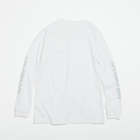 ロングスリーブTシャツ（VLRNT×UA LOGO L/S T）WHITE